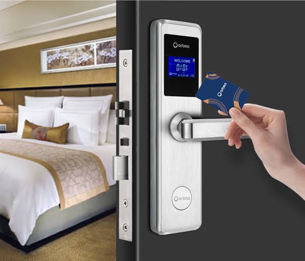 RFID smart door lock for hotel and office access control